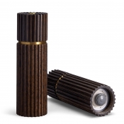 L'Objet Ionic Smoked Oak Salt + Pepper Mills - Large