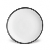 L'Objet Soie Tresse Black Dinner Plate