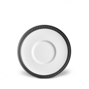 L'Objet Soie Tresse Black Saucer