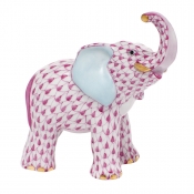 Herend Young Elephant Young Elephant - Raspberry