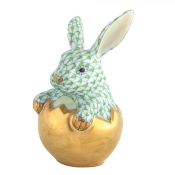 Herend Hatching Bunny - Key Lime