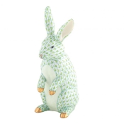 Herend Medium Standing Rabbit - Key Lime