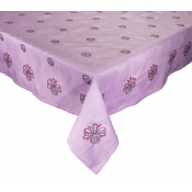 Kim Seybert Flores Tablecloth / Lilac + Pink - 54 x 110