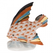 Herend Fish Table Ornament - Rust