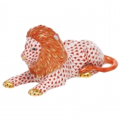 Herend Lion - Rust