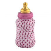 Herend Baby Bottle - Raspberry