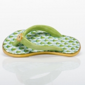 Herend Flip Flop Key Lime